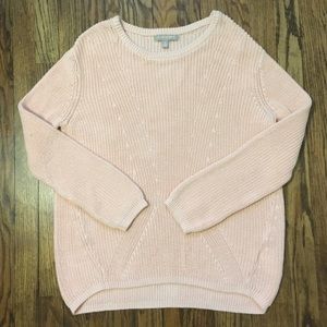 Banana Republic Pink Crew Neck Sweater